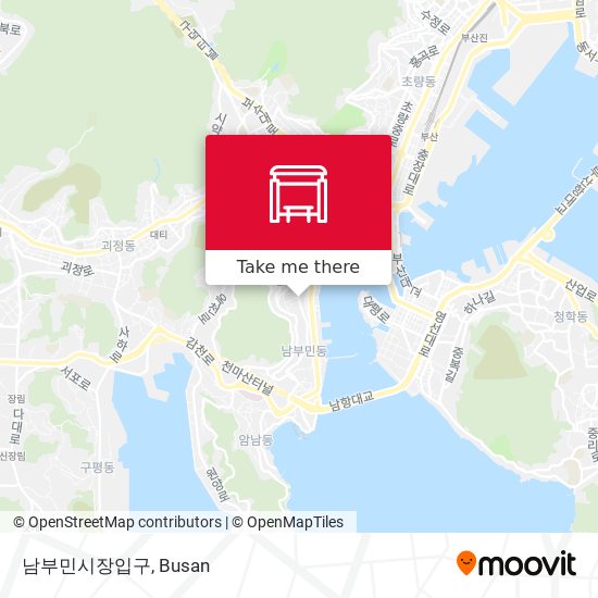 남부민시장입구 map