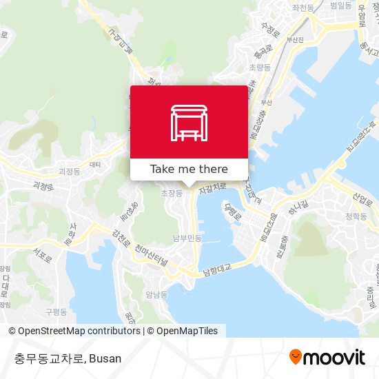 충무동교차로 map