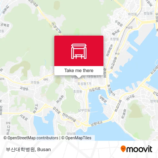 부산대학병원 map