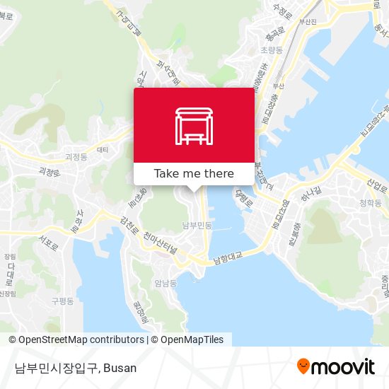 남부민시장입구 map