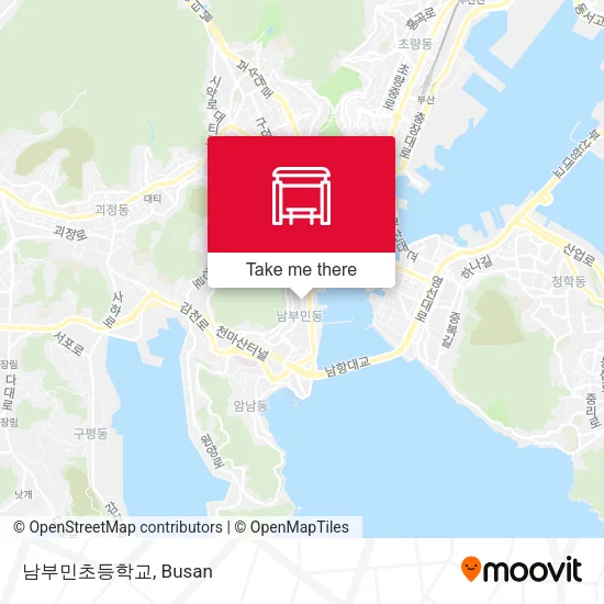 남부민초등학교 map