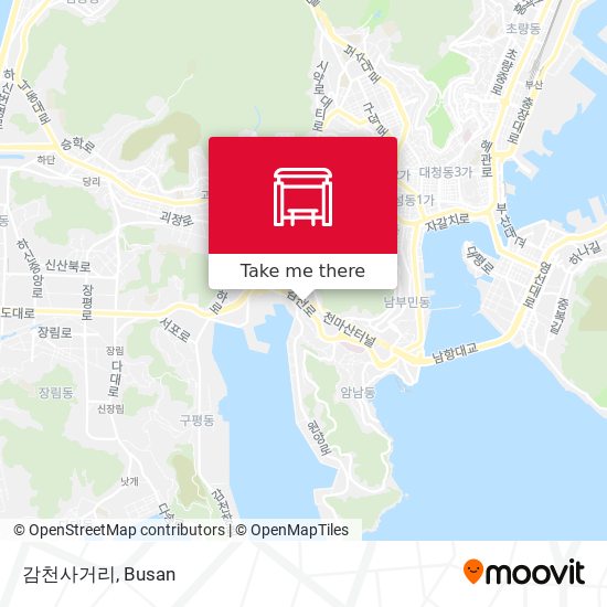 감천사거리 map