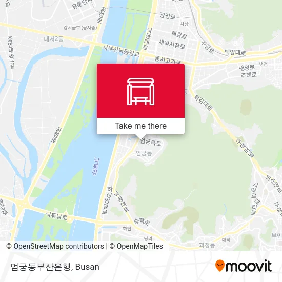 엄궁동부산은행 map
