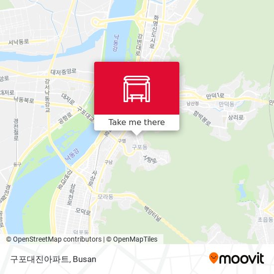 구포대진아파트 map