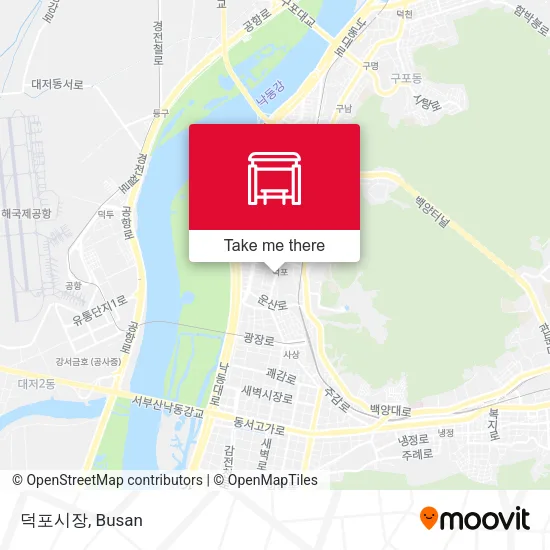 덕포시장 map
