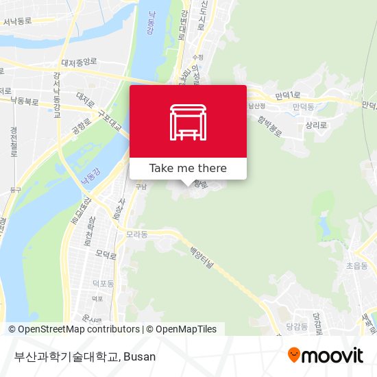 부산과학기술대학교 map