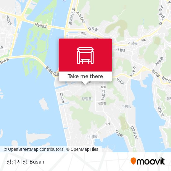 장림시장 map