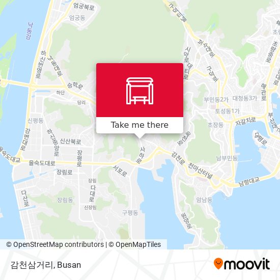 감천삼거리 map