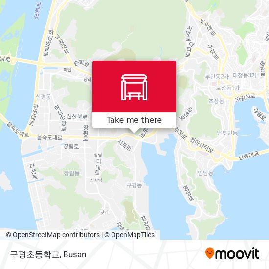 구평초등학교 map