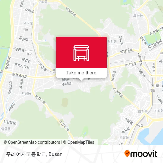 주례여자고등학교 map