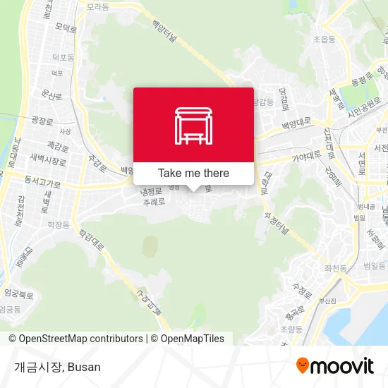 개금시장 map