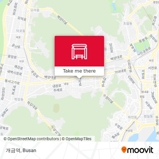 개금역 map