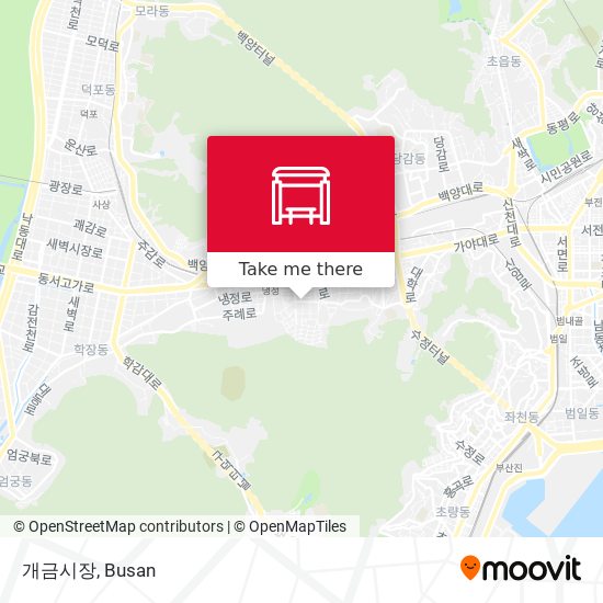 개금시장 map