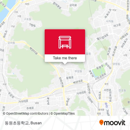 동원초등학교 map