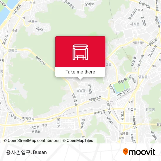 용사촌입구 map