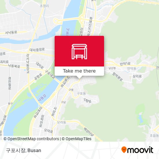 구포시장 map