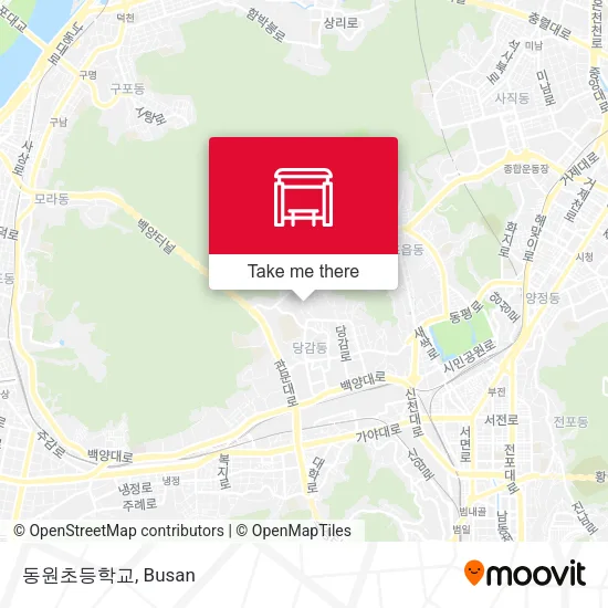 동원초등학교 map