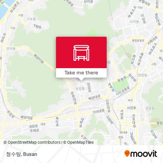 청수탕 map