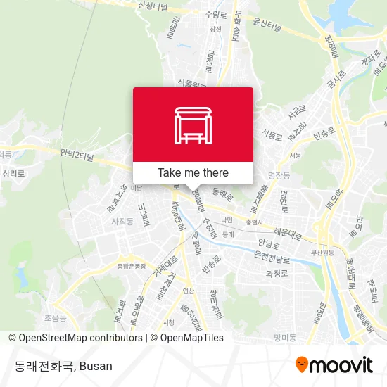 동래전화국 map