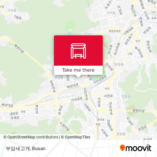 부암새고개 map