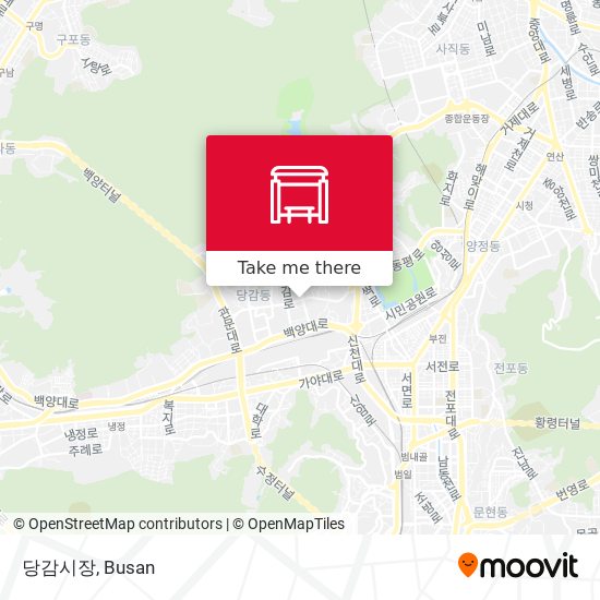 당감시장 map