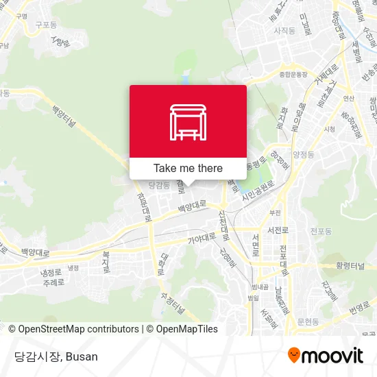 당감시장 map