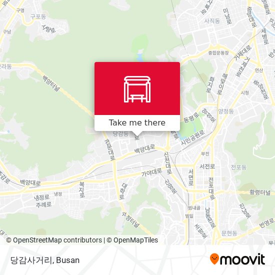 당감사거리 map