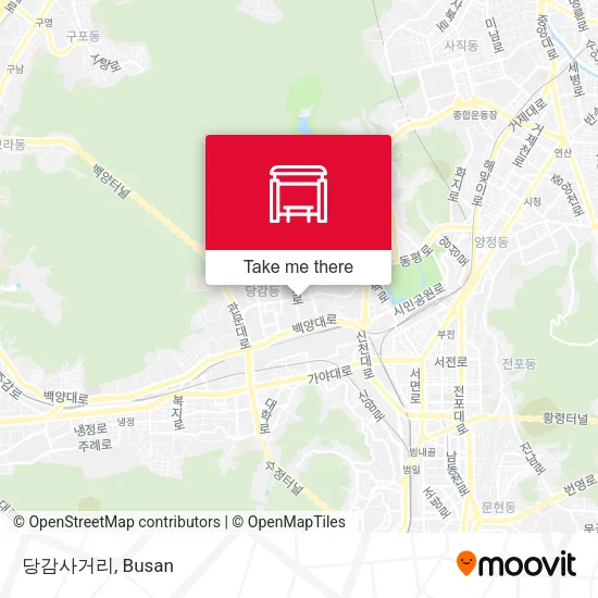 당감사거리 map