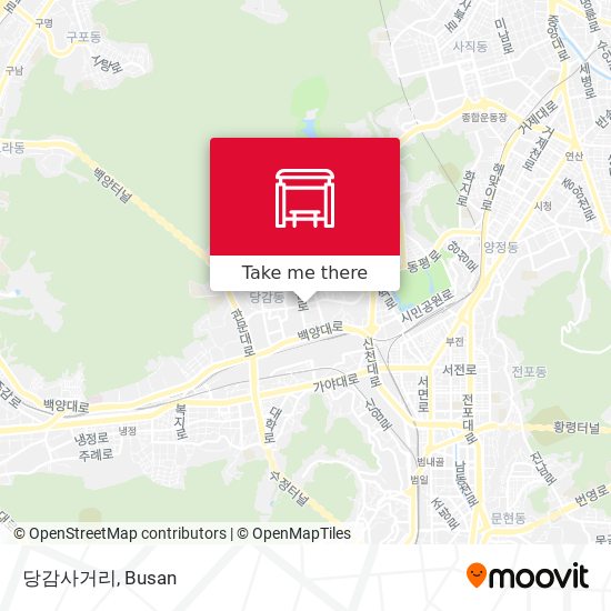 당감사거리 map