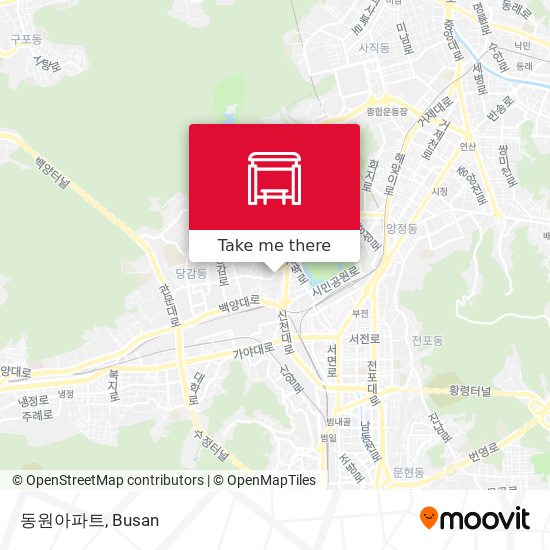 동원아파트 map