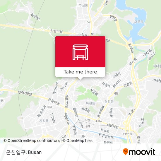 온천입구 map