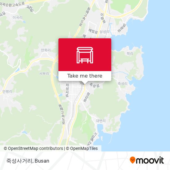 죽성사거리 map