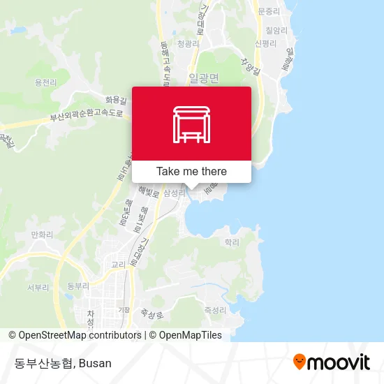 동부산농협 map