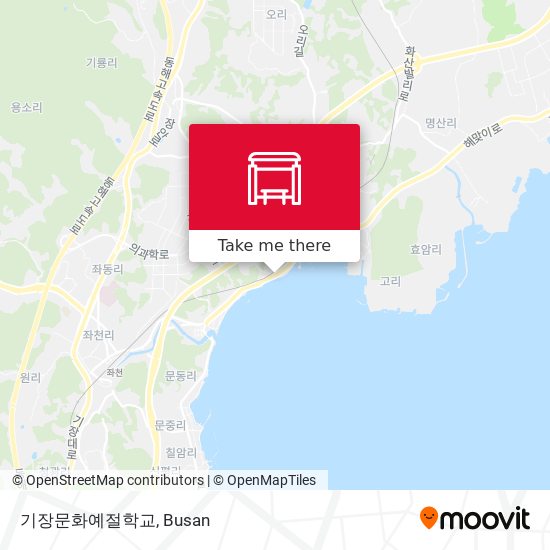 기장문화예절학교 map