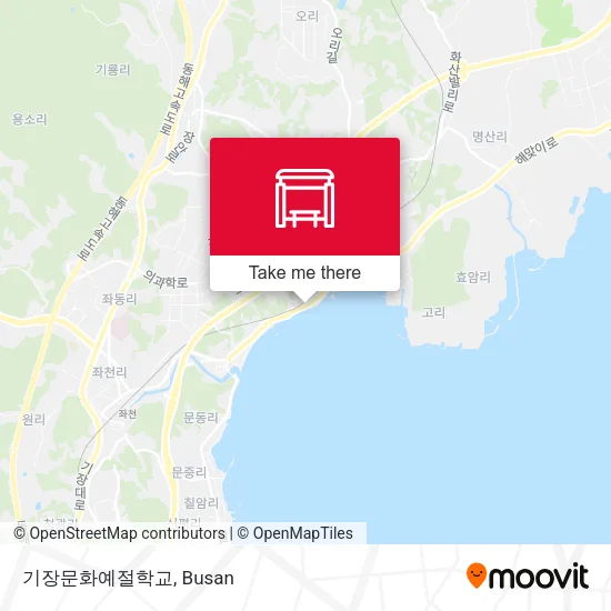 기장문화예절학교 map