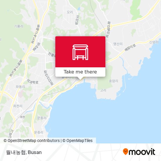 월내농협 map