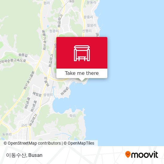 이동수산 map