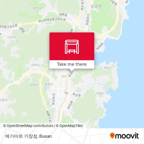 메가마트 기장점 map