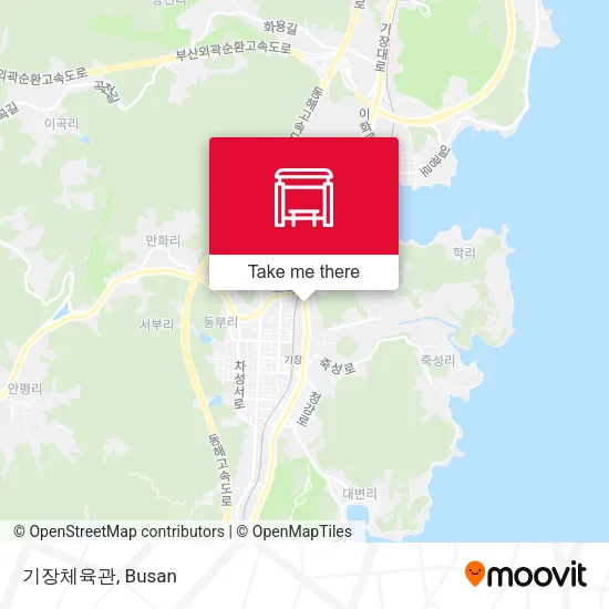 기장체육관 map