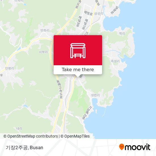 기장2주공 map
