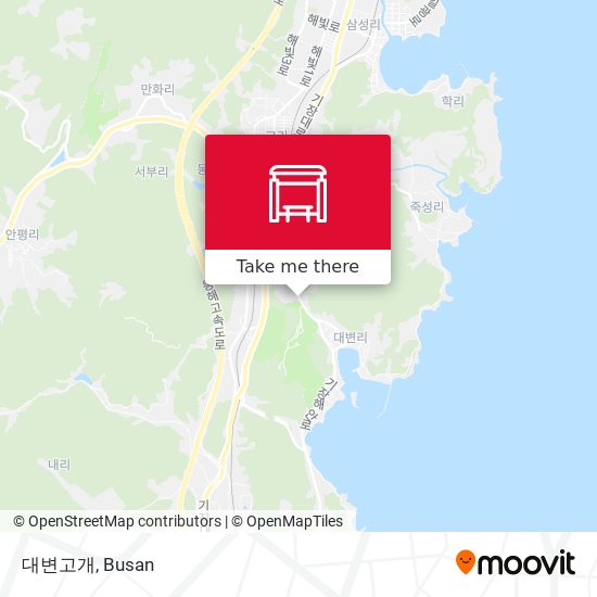 대변고개 map