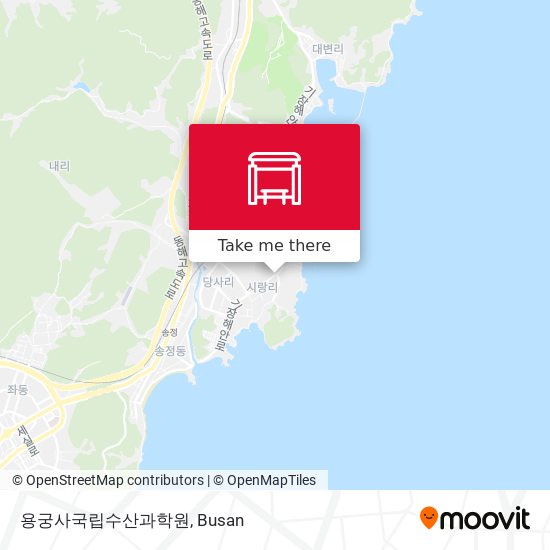 용궁사국립수산과학원 map