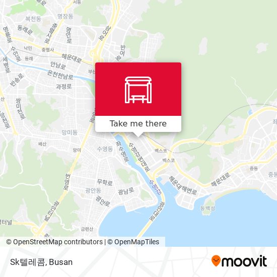 Sk텔레콤 map