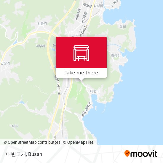 대변고개 map