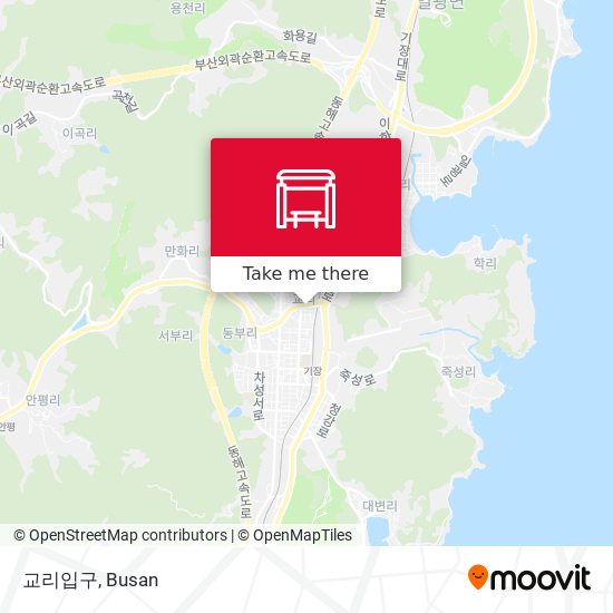 교리입구 map