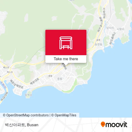 벽산아파트 map