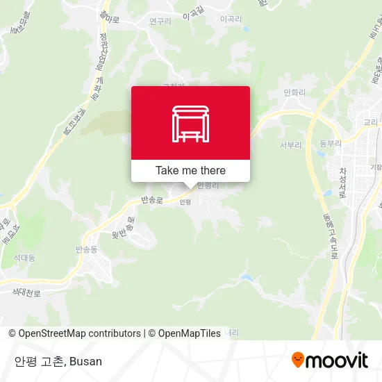 안평 고촌 map