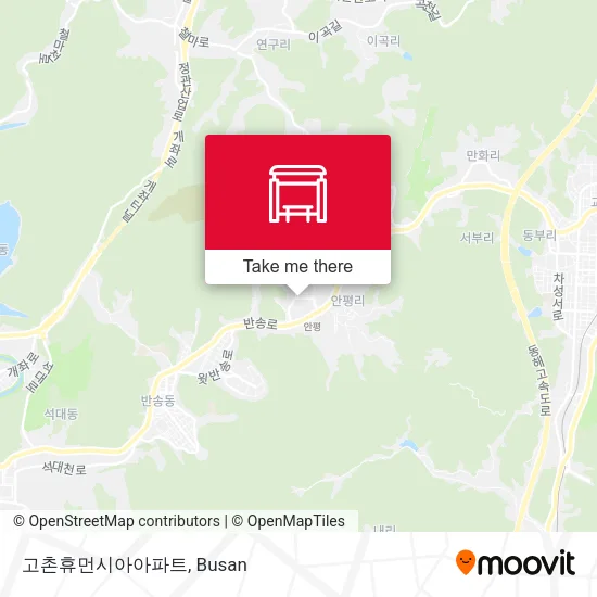 고촌휴먼시아아파트 map
