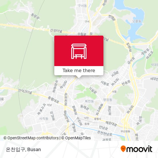 온천입구 map