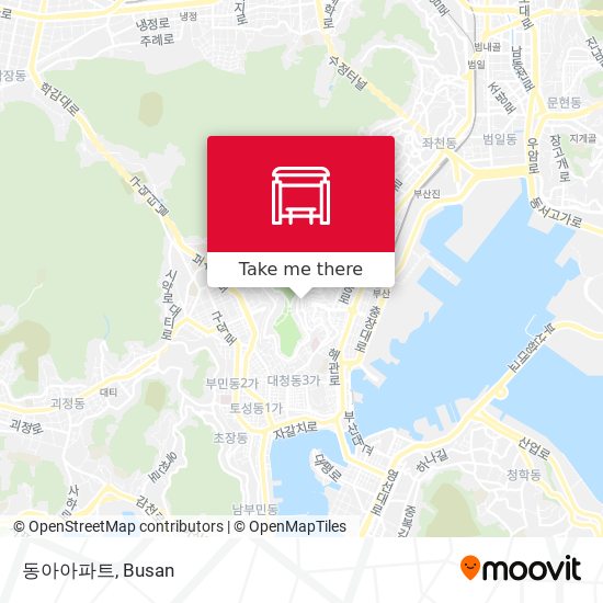 동아아파트 map